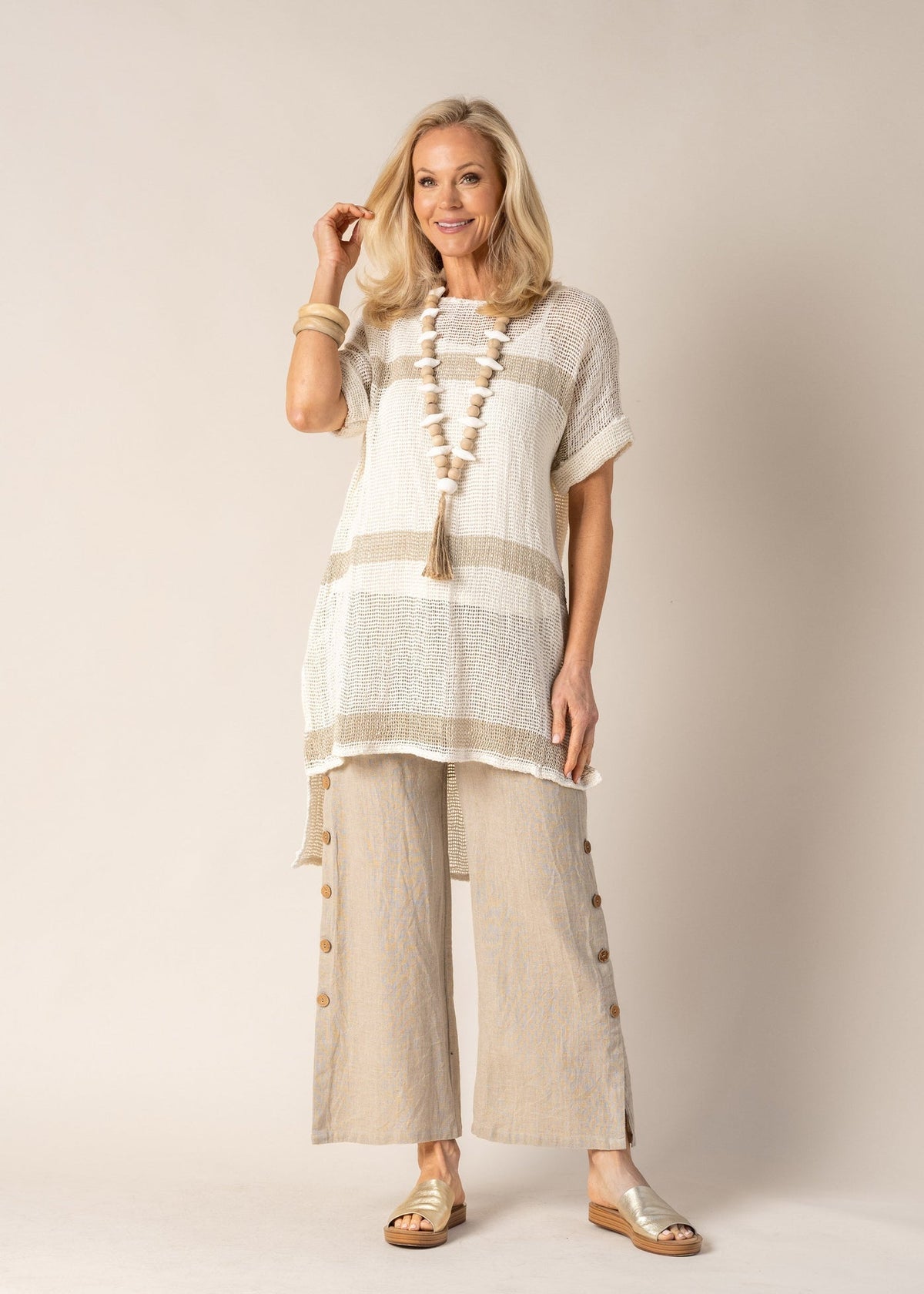 Imagine Fashion - ‘Romilly’ Linen Top - Various Colours