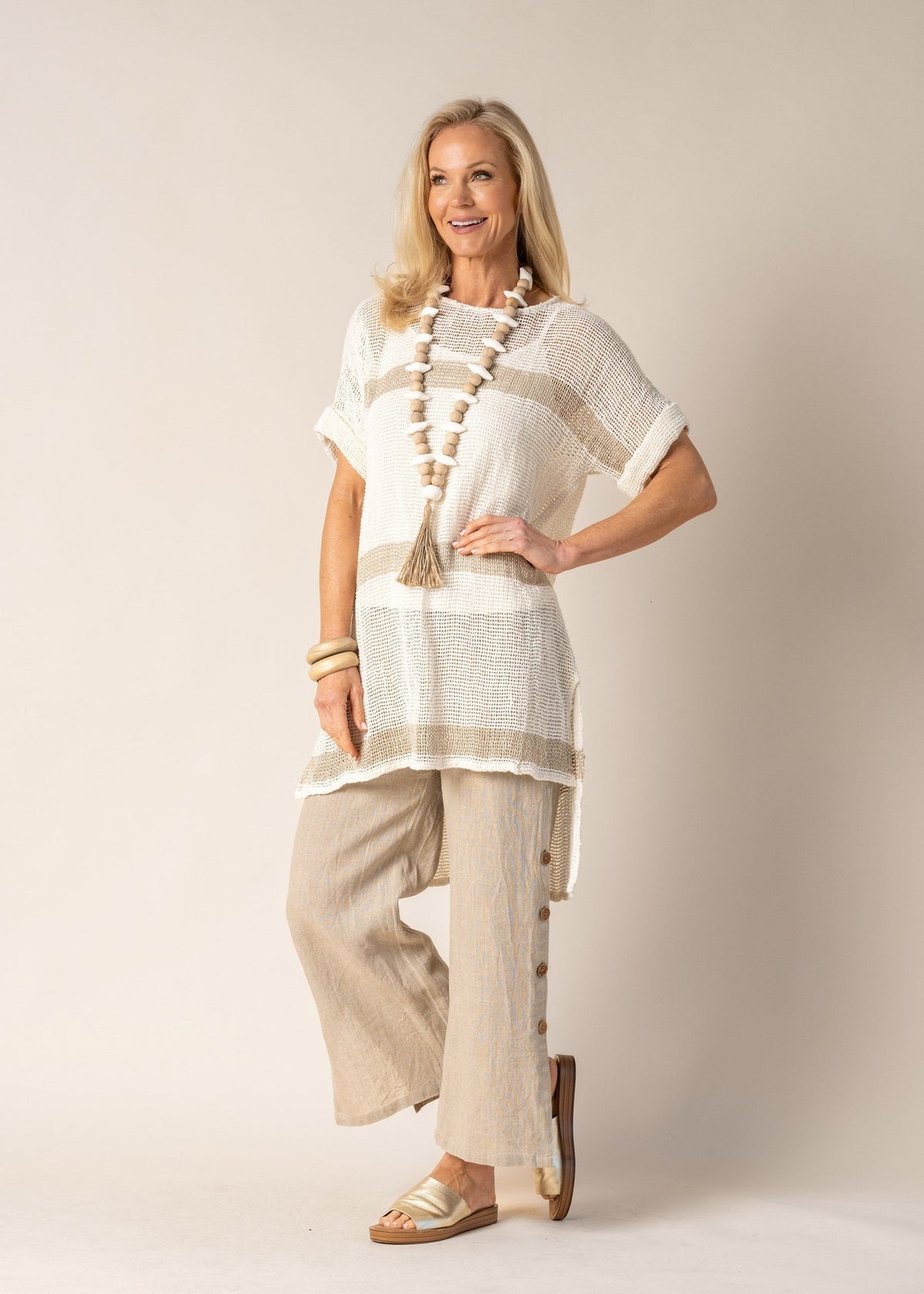 Imagine Fashion - ‘Romilly’ Linen Top - Various Colours