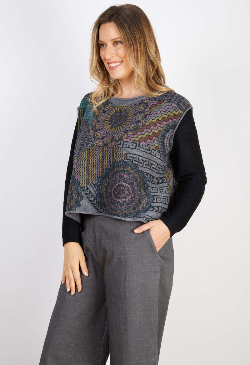 Cotton Recycled Fiber Blend Oversized Vest - Various Colours