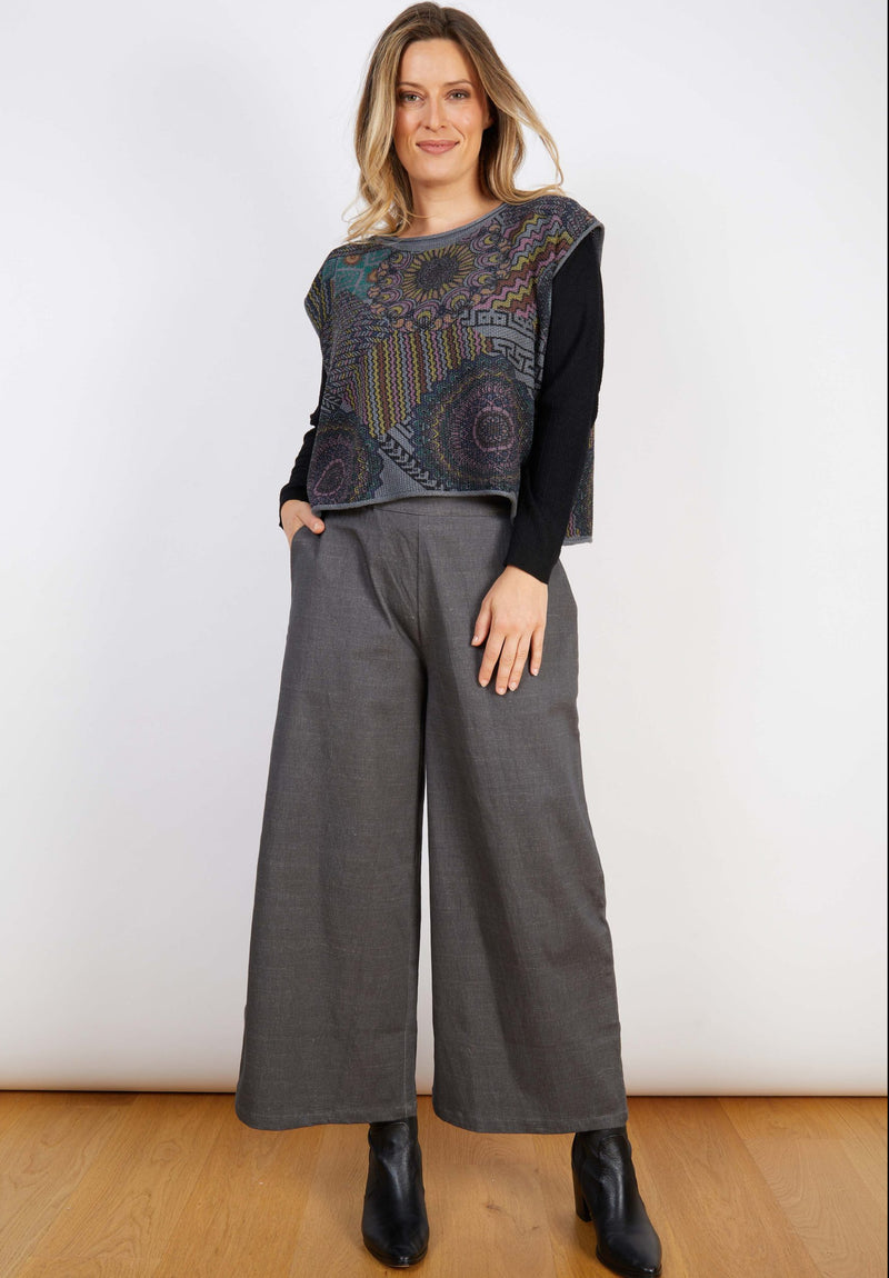 Cotton Recycled Fiber Blend Oversized Vest - Various Colours