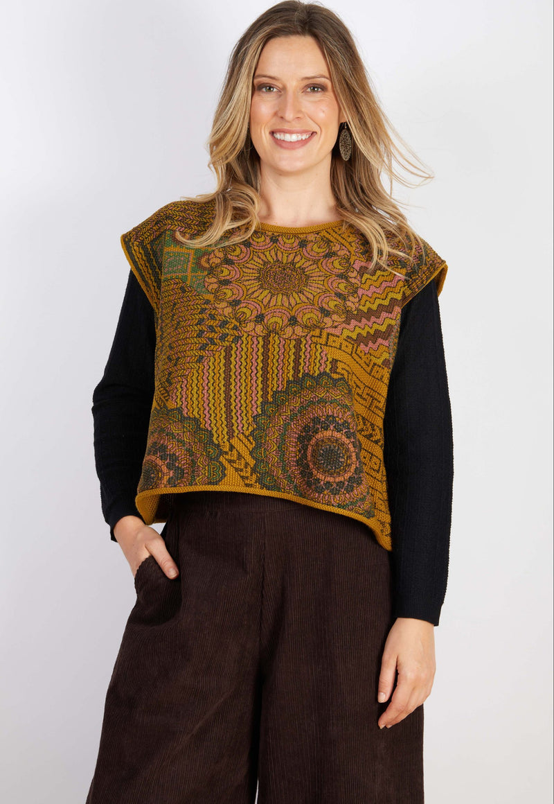 Cotton Recycled Fiber Blend Oversized Vest - Various Colours