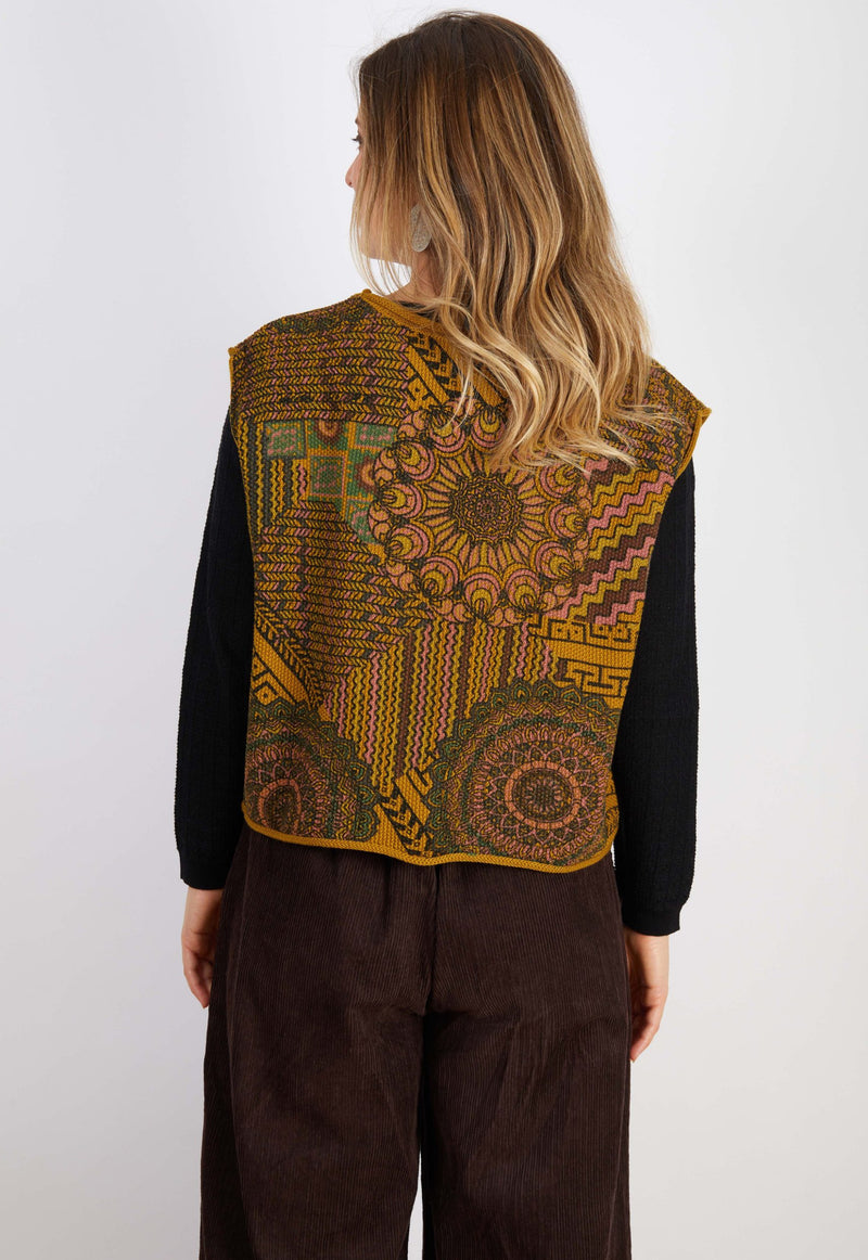 Cotton Recycled Fiber Blend Oversized Vest - Various Colours