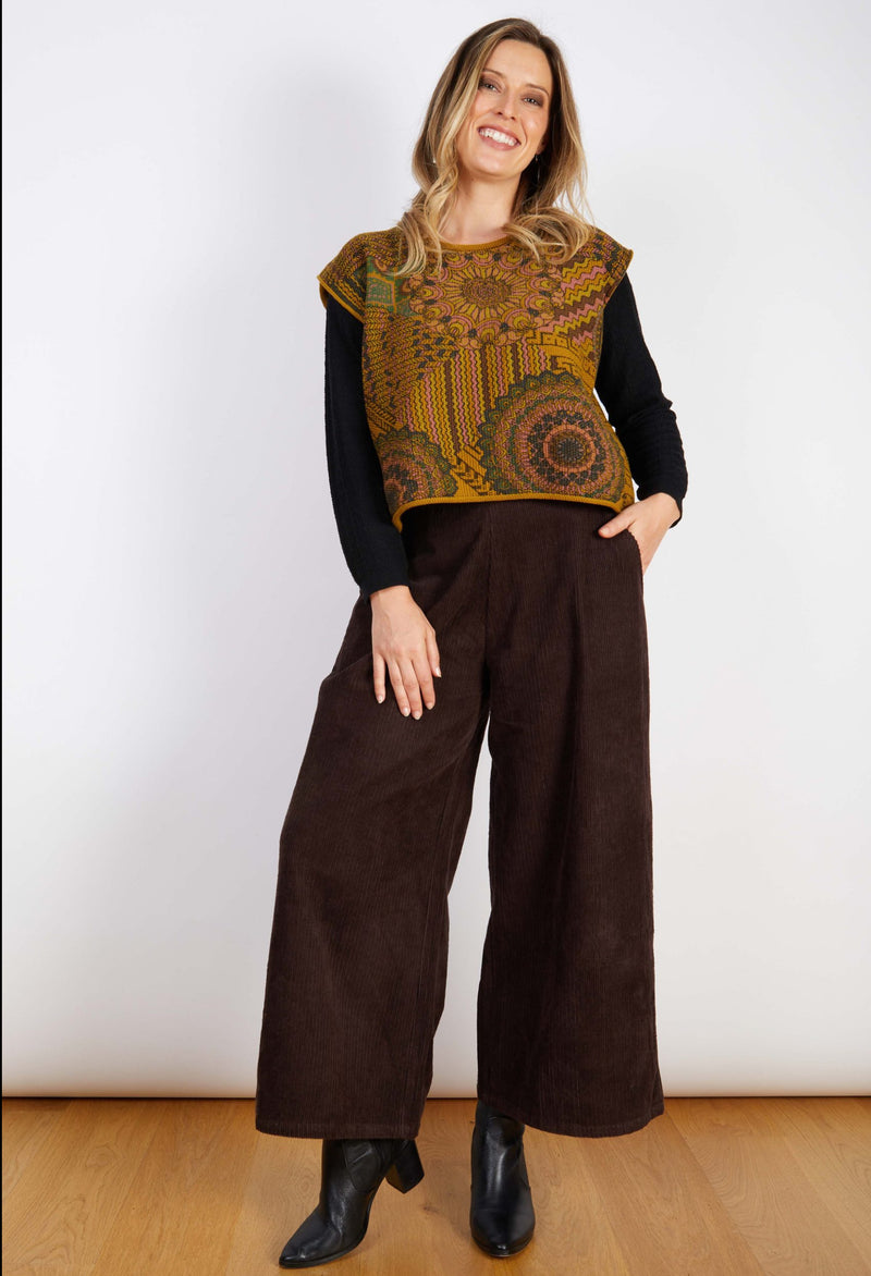 Cotton Recycled Fiber Blend Oversized Vest - Various Colours