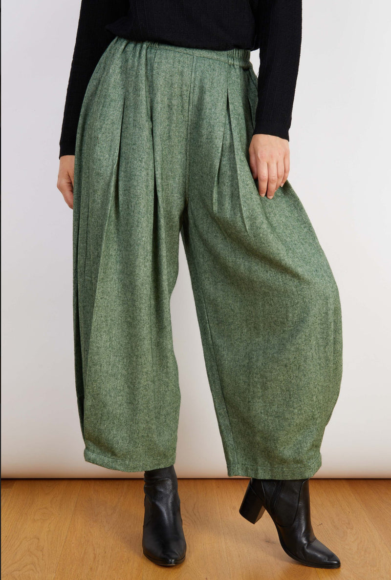 Wool Blend Oversized Pant - Various Colours