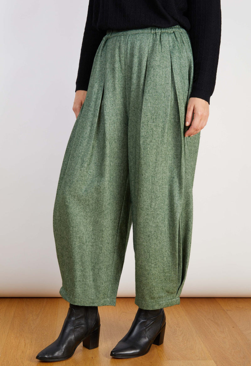 Wool Blend Oversized Pant - Various Colours