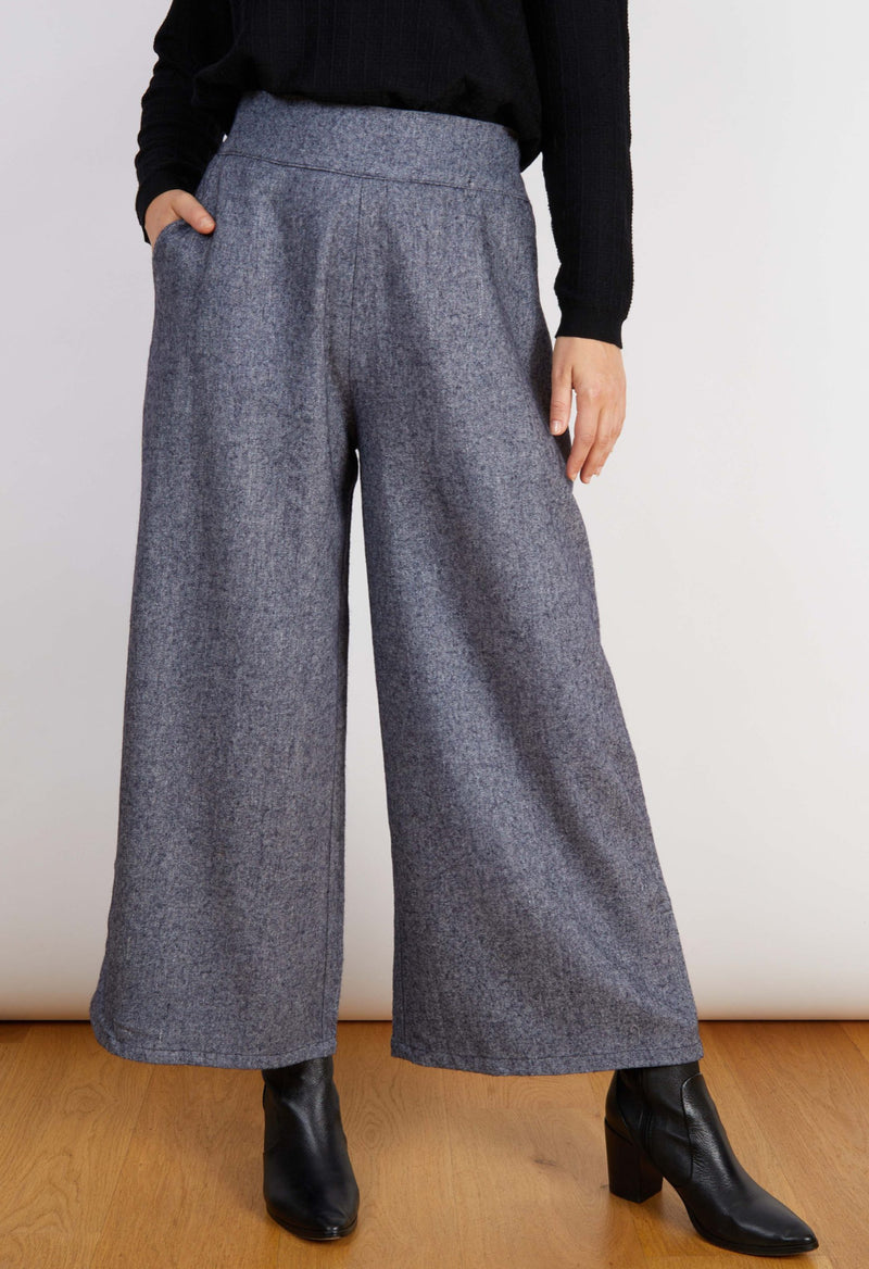 Wool Blend Oversized Pant - Various Colours