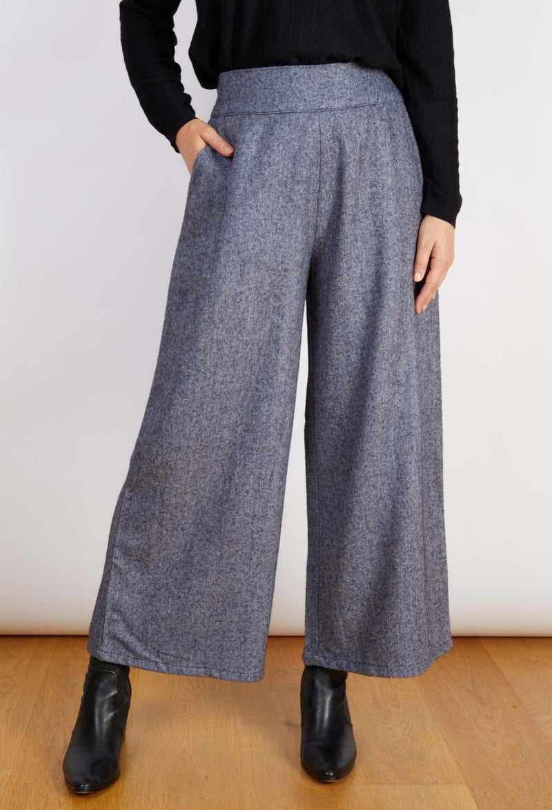 Wool Blend Oversized Pant - Various Colours