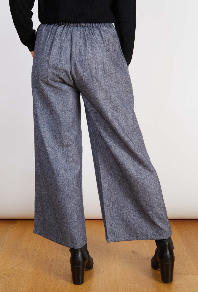 Wool Blend Oversized Pant - Various Colours