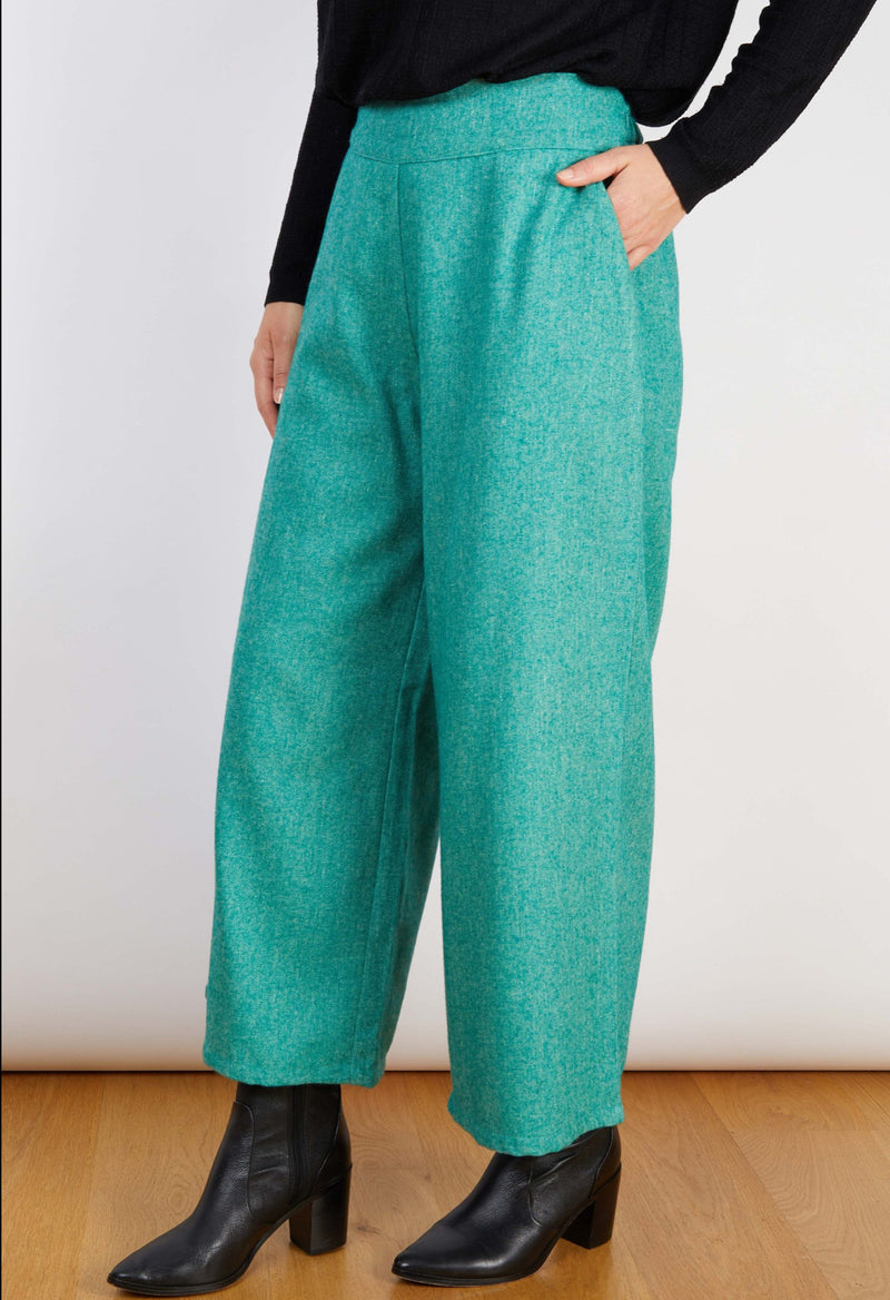 Wool Blend Oversized Pant - Various Colours