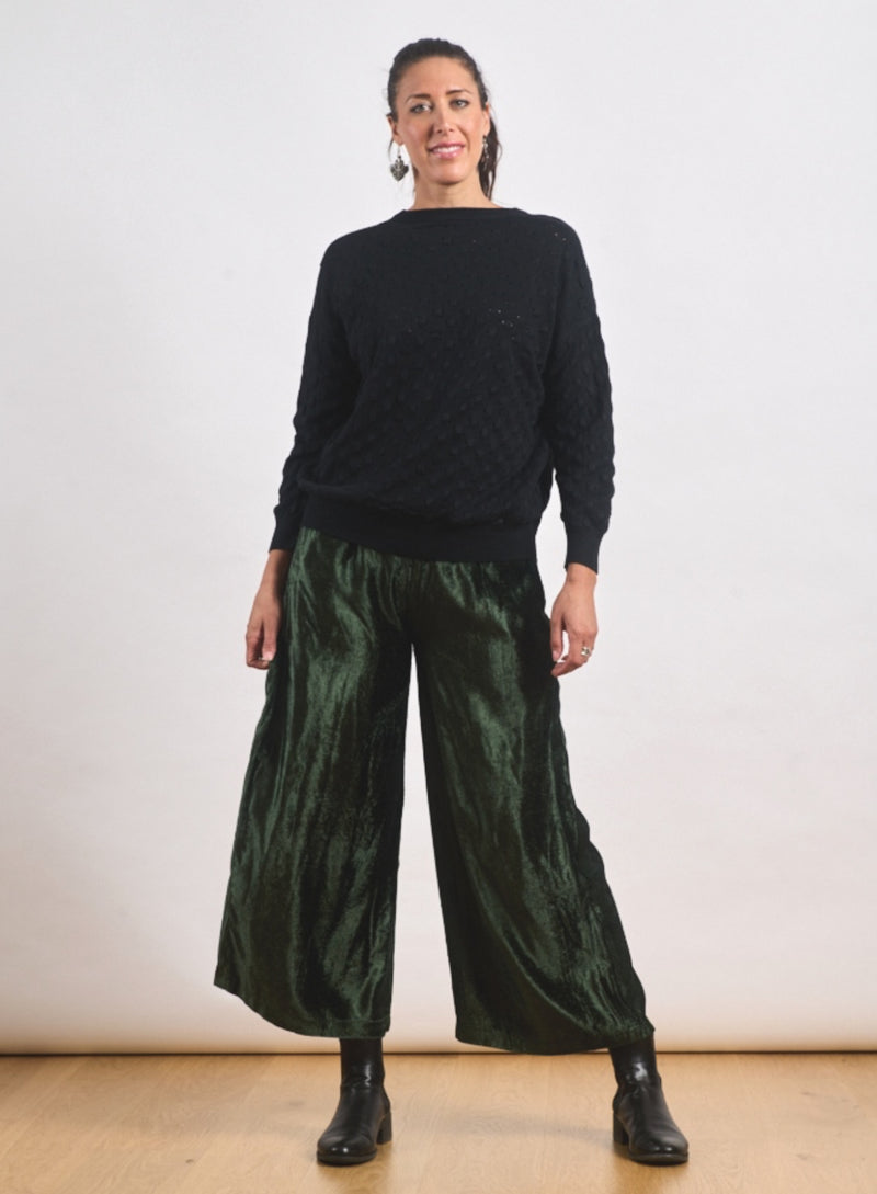 Viscose Velvet Pant - Various Colours
