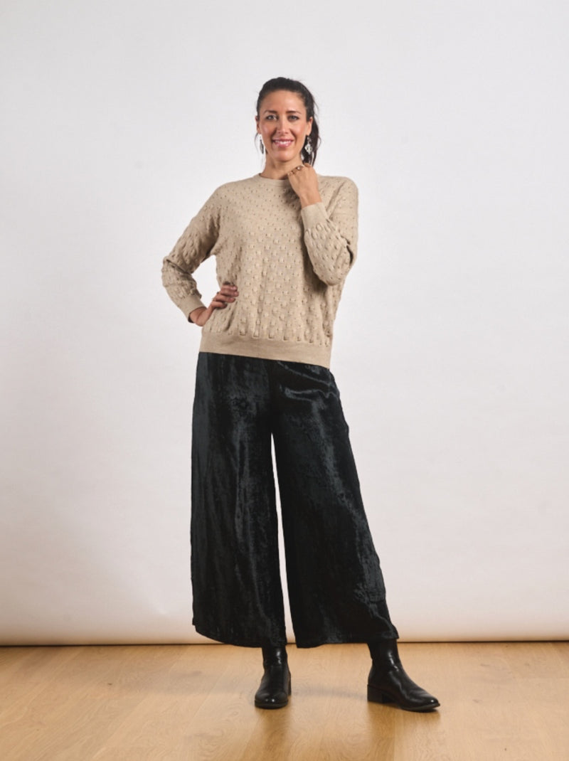 Viscose Velvet Pant - Various Colours