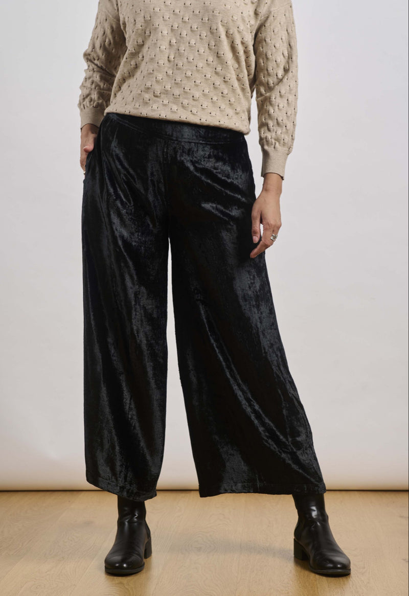 Viscose Velvet Pant - Various Colours