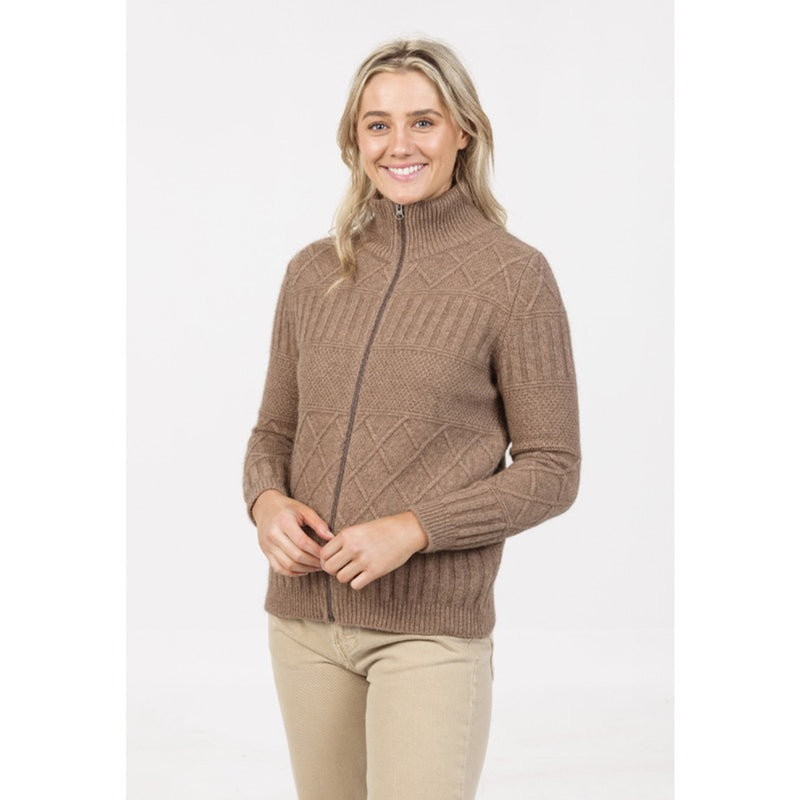 Paihamu ‘Cross Stitch’ Merino Possum Jacket - Various Colours