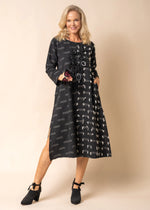 Imagine Fashion ‘Luella’ Cotton Dress - Onyx