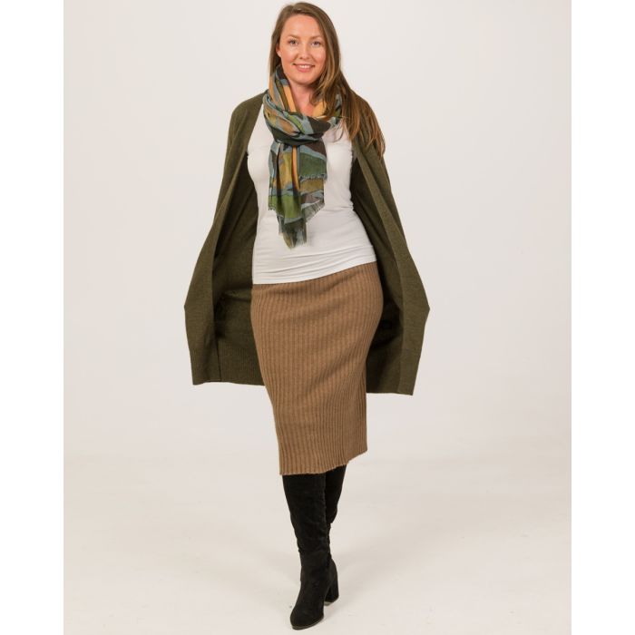 Paihamu Merino Possum Ribbed Skirt - Various Colours