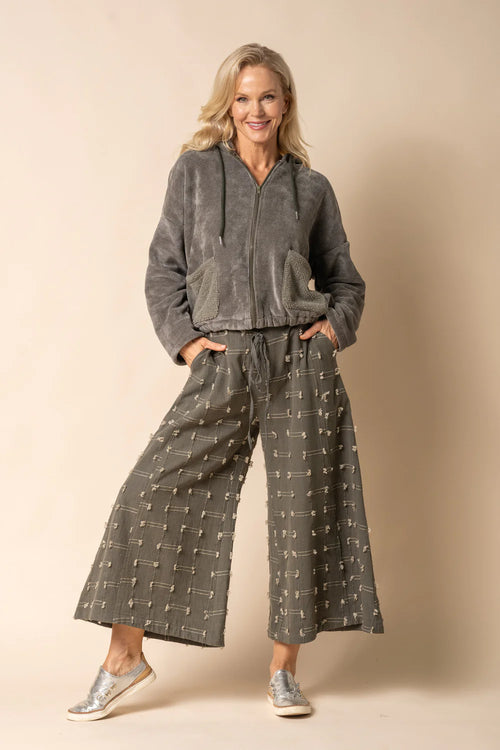 Imagine Fashion ‘Aloka’ Cotton Pants - Khaki