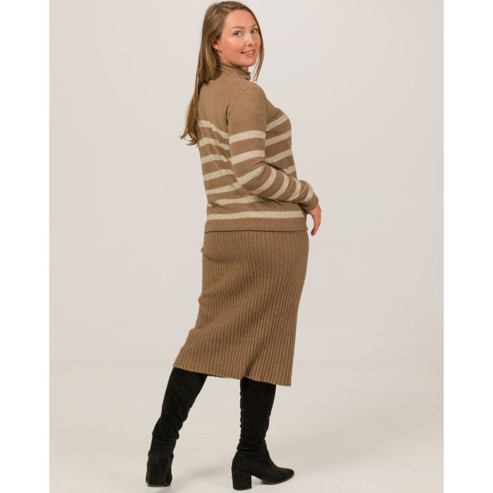 Paihamu Merino Possum Ribbed Skirt - Various Colours
