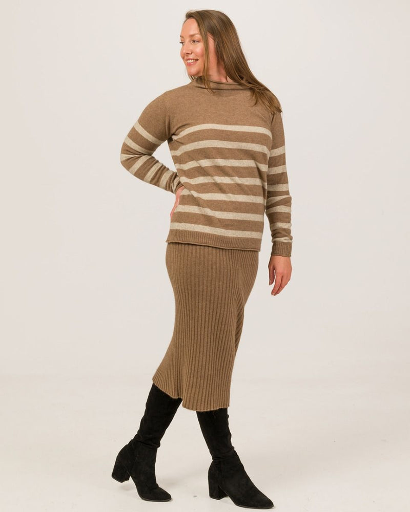 Paihamu Merino Possum Ribbed Skirt - Various Colours