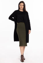 Paihamu Merino Possum Ribbed Skirt - Various Colours