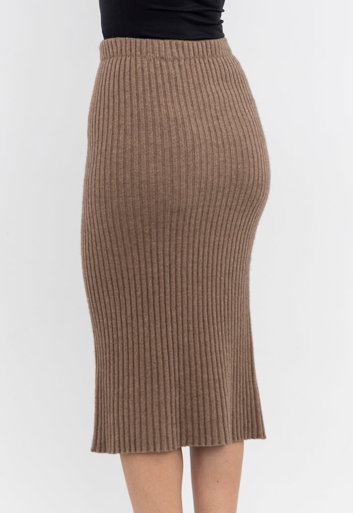 Paihamu Merino Possum Ribbed Skirt - Various Colours