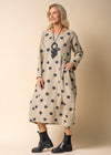 Imagine Fashion ‘Alpine’ Cotton Dress - Latte