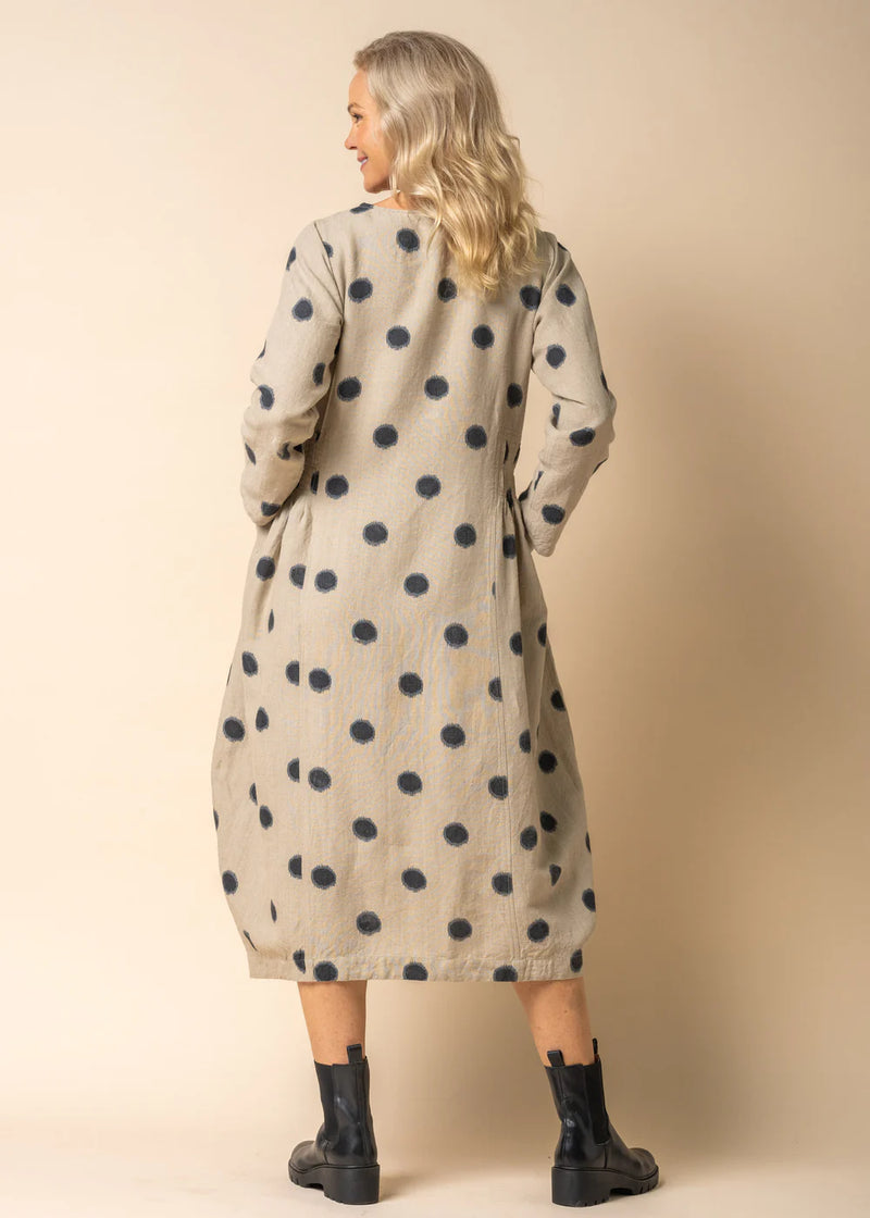 Imagine Fashion ‘Alpine’ Cotton Dress - Latte