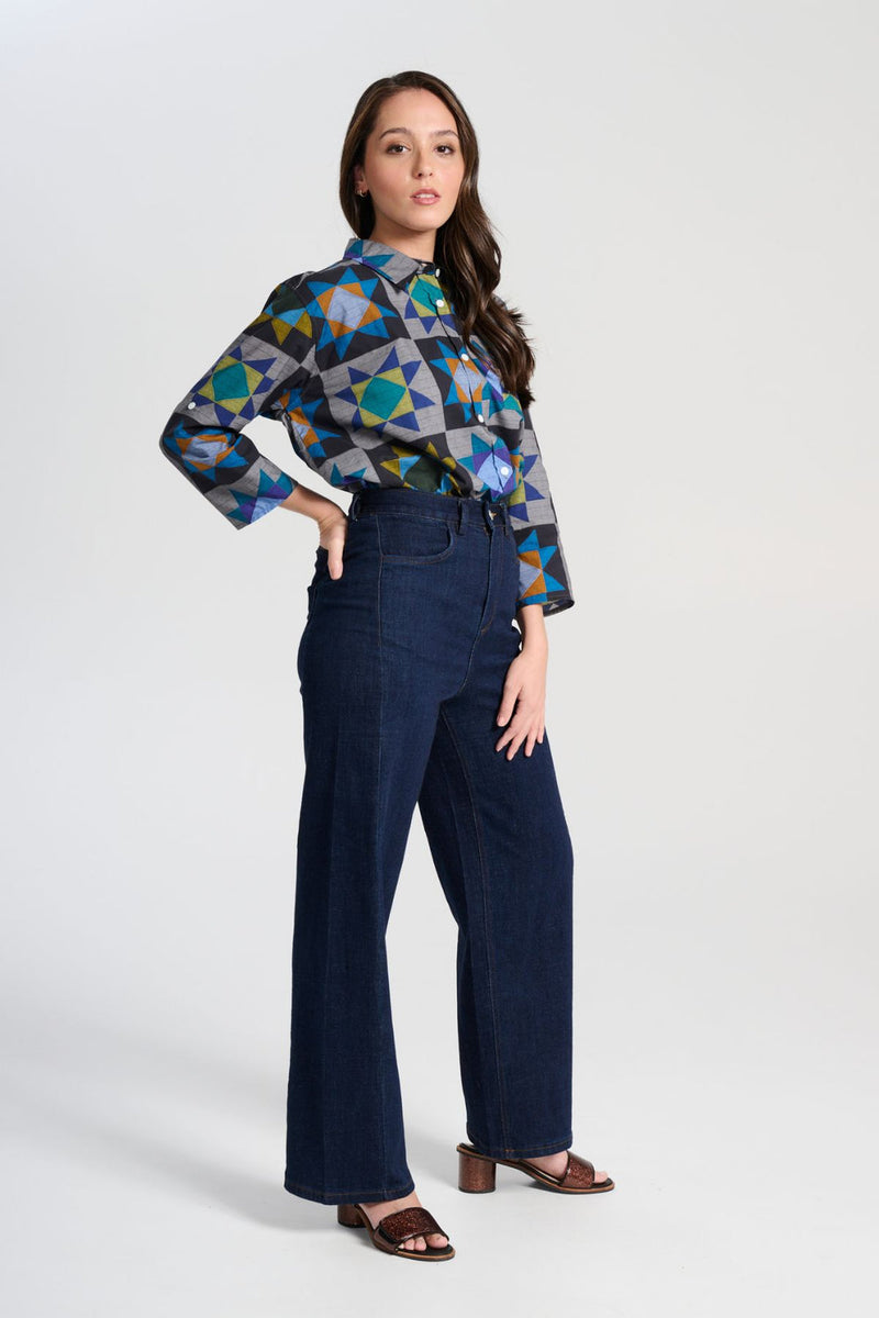 Olga De Polga ‘Santana’ Jeans - Indigo Wash Denim
