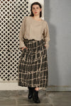 Imagine Fashion ‘Winston’ Cotton Skirt - Khaki