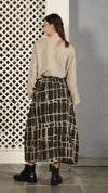 Imagine Fashion ‘Winston’ Cotton Skirt - Khaki