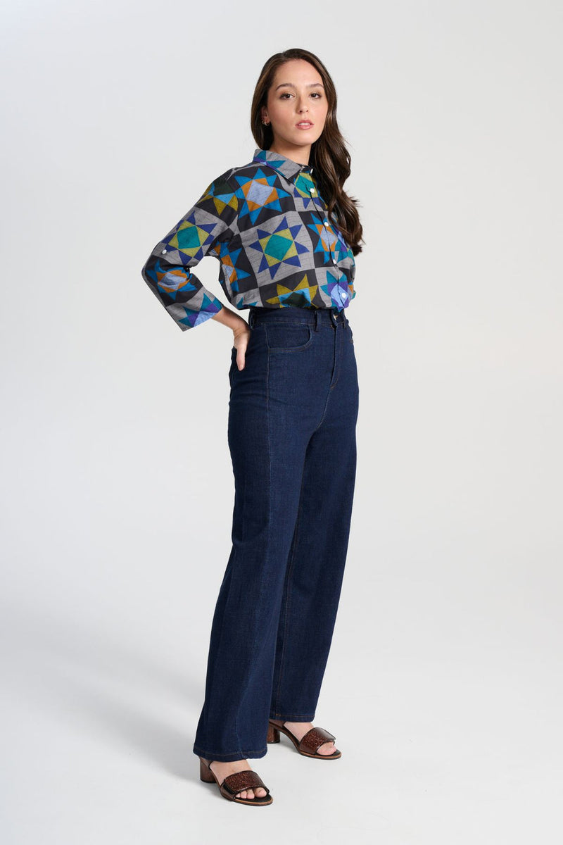 Olga De Polga ‘Santana’ Jeans - Indigo Wash Denim
