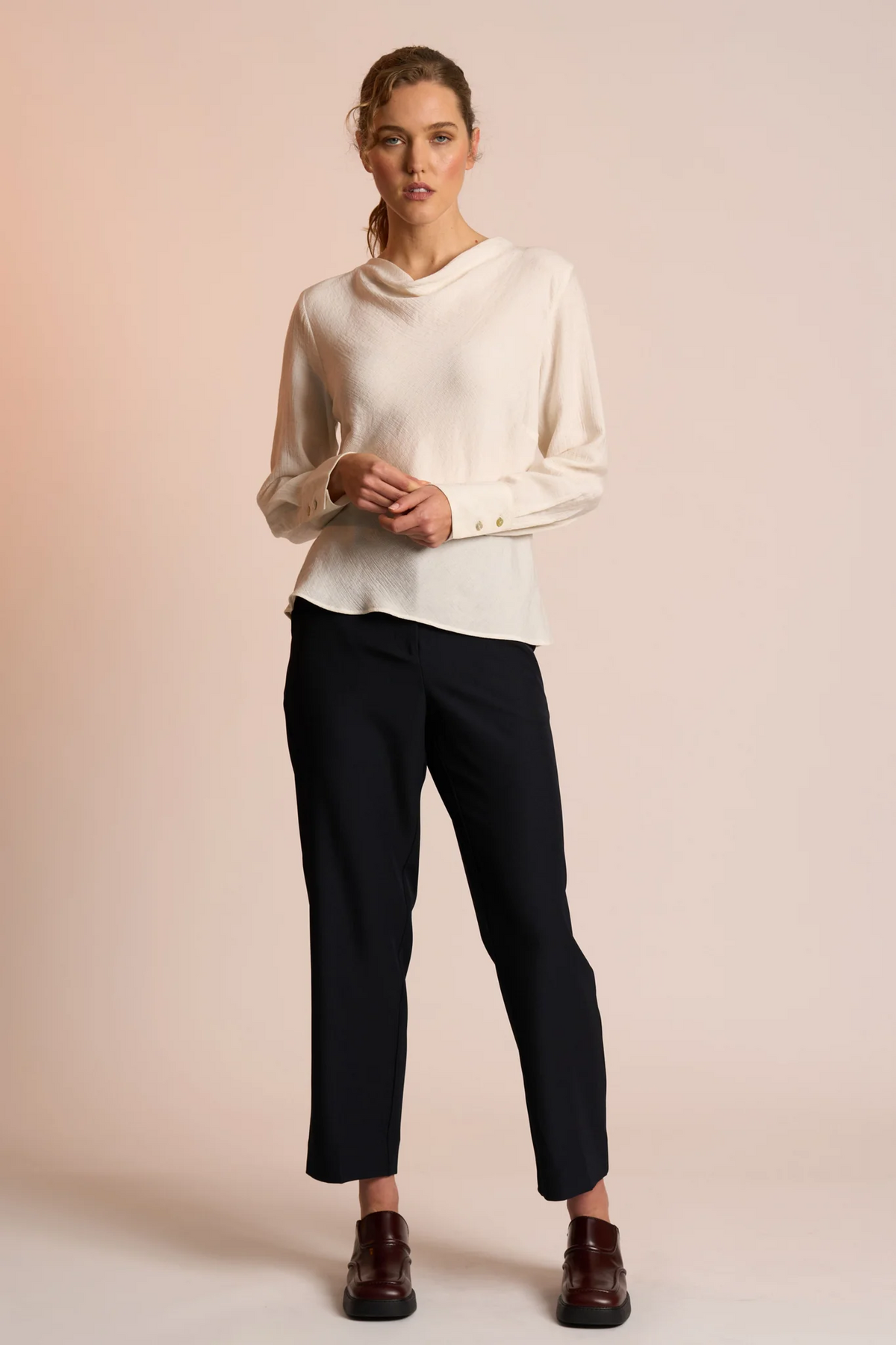 NERIS - Ines - Long Sleeve Top - Rice