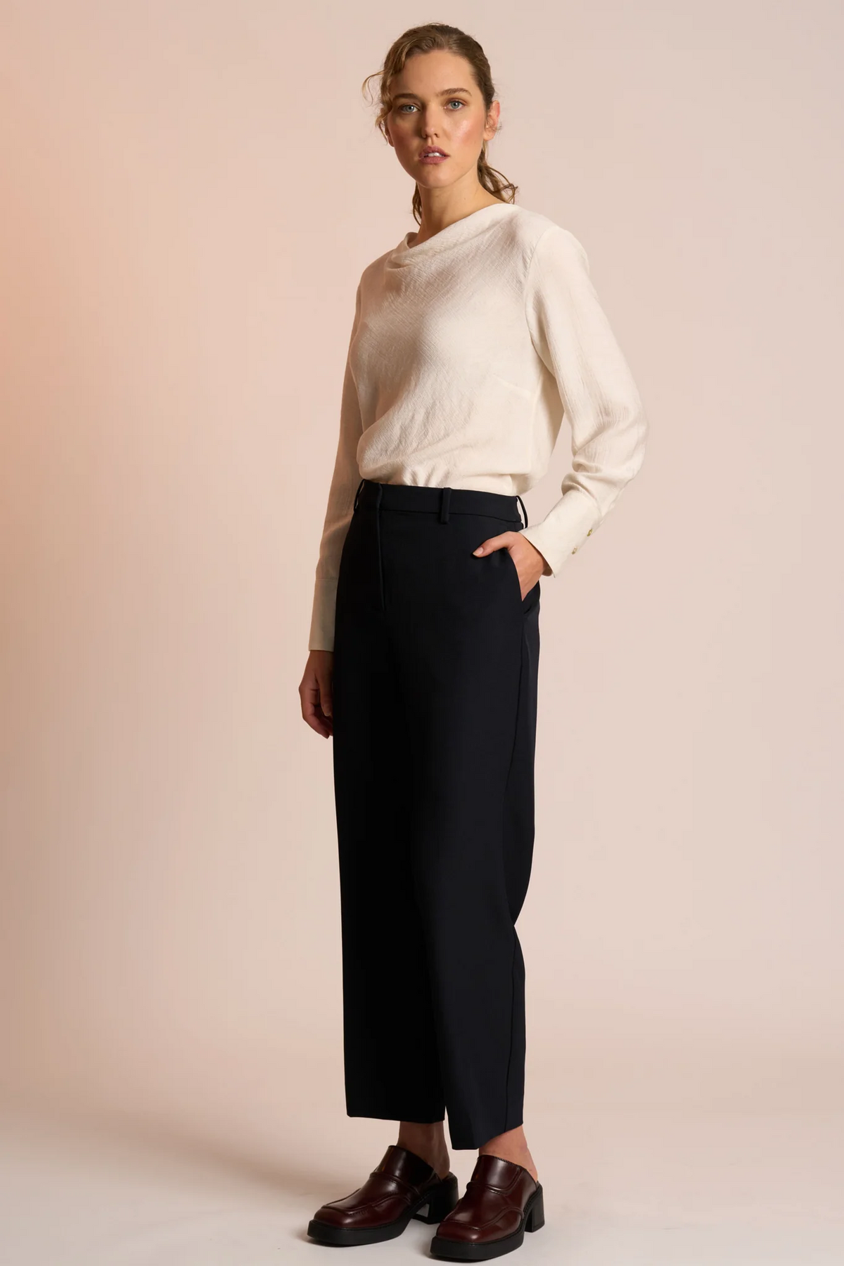 NERIS - Ines - Long Sleeve Top - Rice