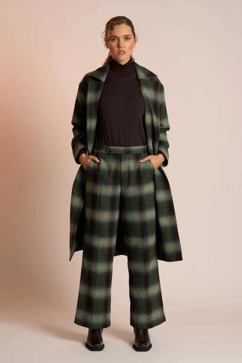 NERIS - Saxon - Wool Mix Coat - River Check