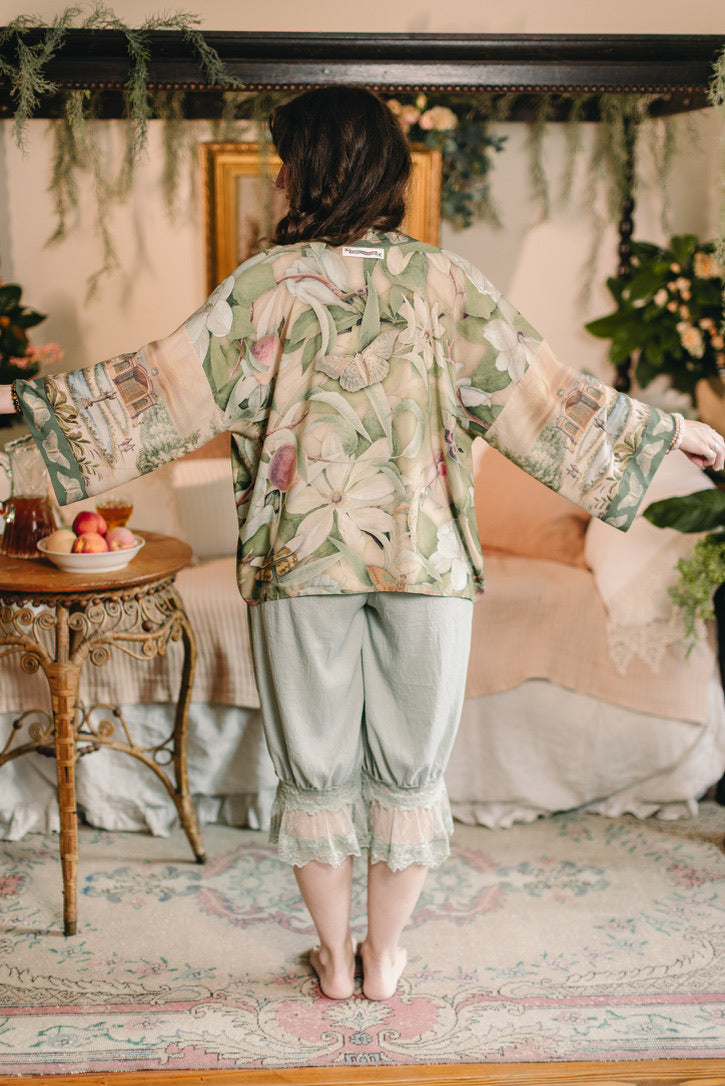 Market Of Stars - Fleur De Soleil - Pixie Duster Crop Kimono - Florals