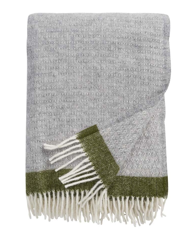 Klippan ‘Hampus’ Organic Wool Blanket - Various Colours