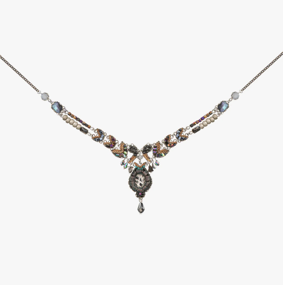 AYALABAR - Pendant Necklace - Obsidian Nocturne