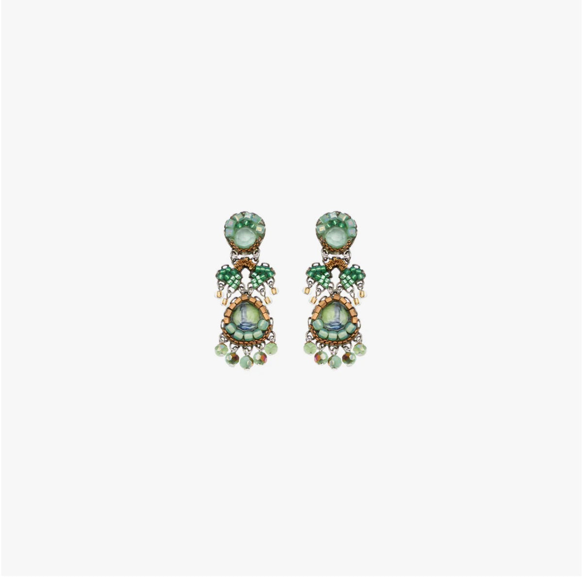 AYALABAR - Beaded Earrings - Seagrass Haicao