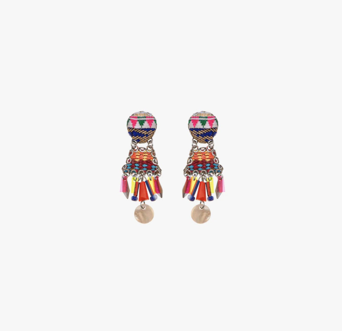 AYALA BAR - Boho Drop Earrings - African Dance Lightplay
