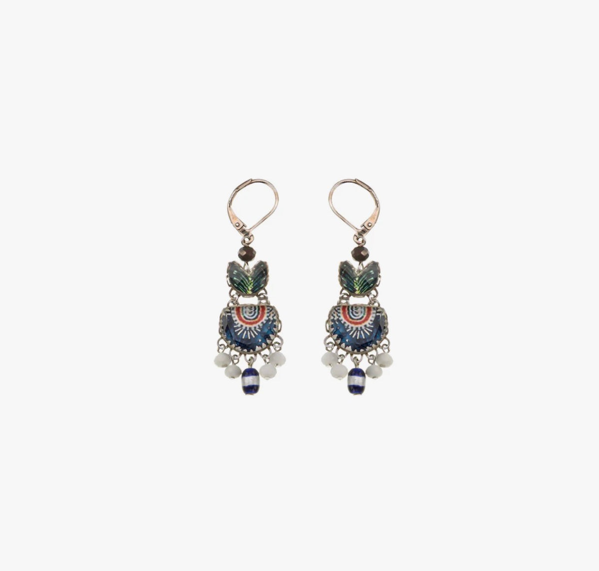 AYALA BAR - Hanging Earrings - Blue Domes Hera