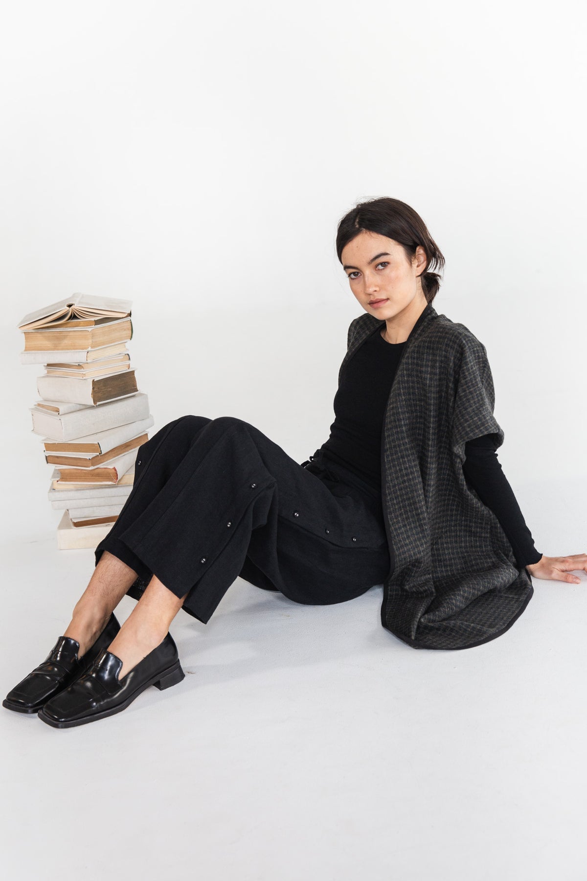 Eva’s Sunday - Jemima European Linen Pant - Black