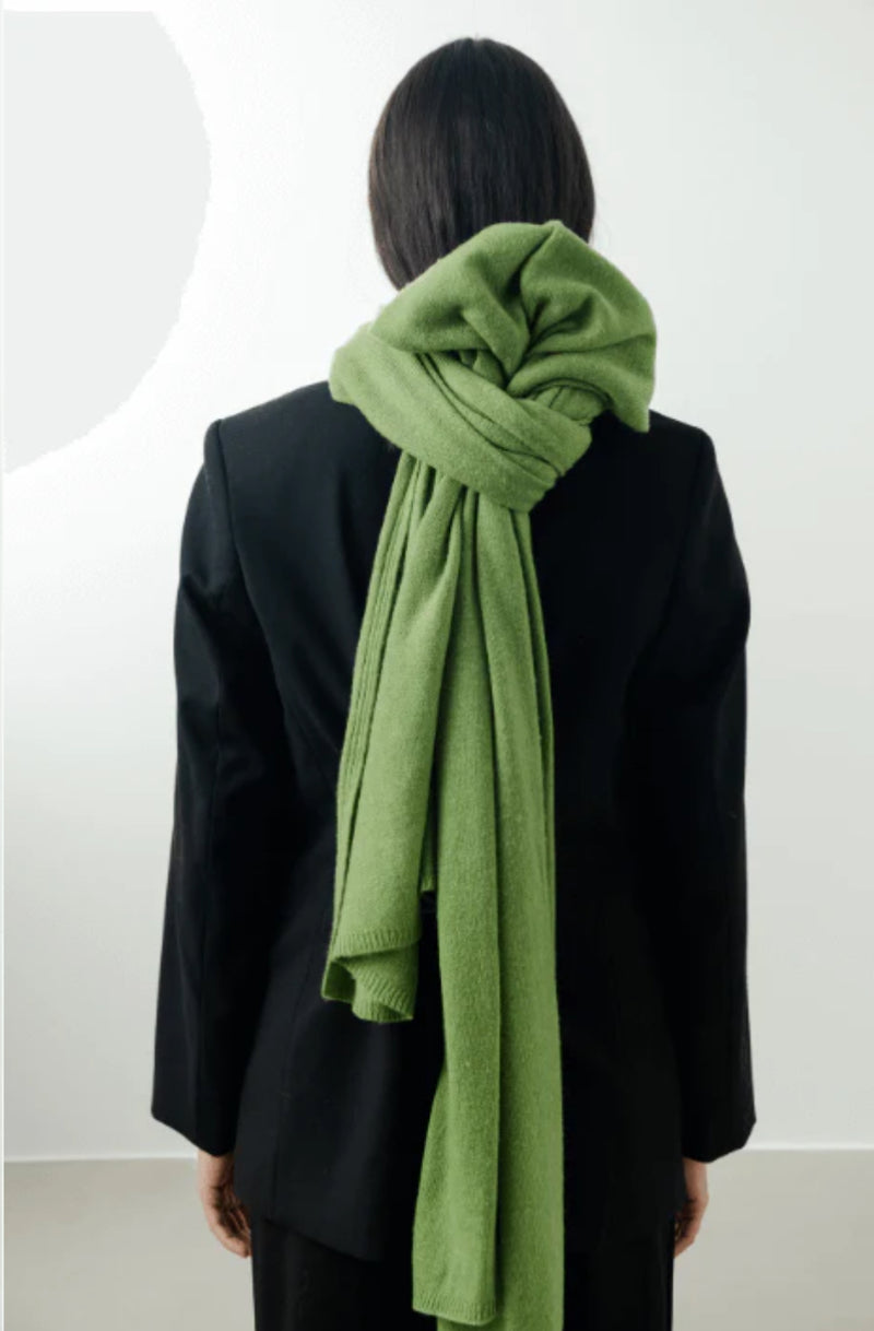 Yoko Australian Merino Knitted Scarf - Various Colours