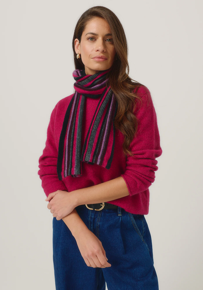 Merinomink - Possum Merino Ziggy Scarf