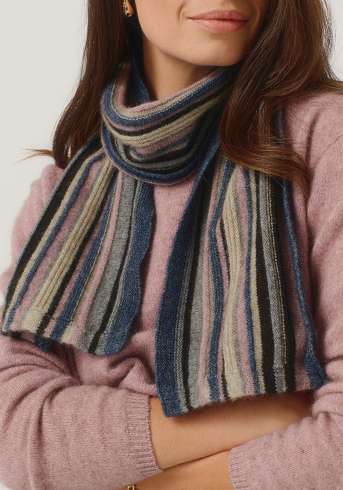 Merinomink - Possum Merino Ziggy Scarf