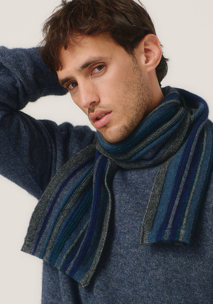 Merinomink - Possum Merino Ziggy Scarf