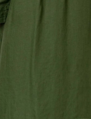 Montaigne ‘Brigitte’ Button Through Linen Top With Front Pockets - Various Colours
