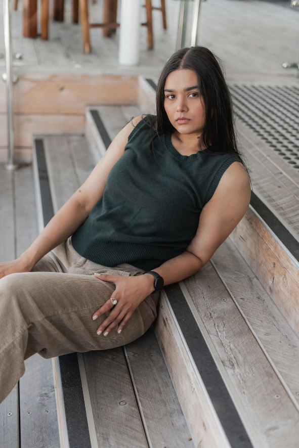 Montaigne - ‘Gigi’ 100% New Zealand Lambswool Vest - Various Colours
