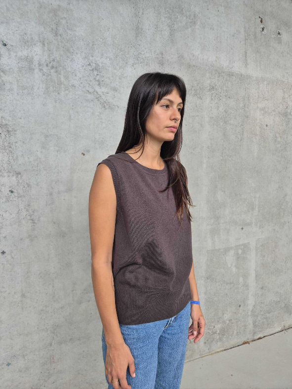 Montaigne - ‘Gigi’ 100% New Zealand Lambswool Vest - Various Colours