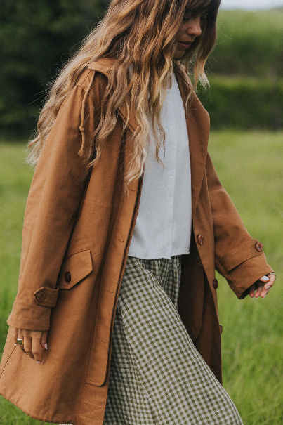 Montaigne - Isobel - Cotton Drill Anorak Parka OverCoat