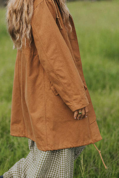 Montaigne - Isobel - Cotton Drill Anorak Parka OverCoat