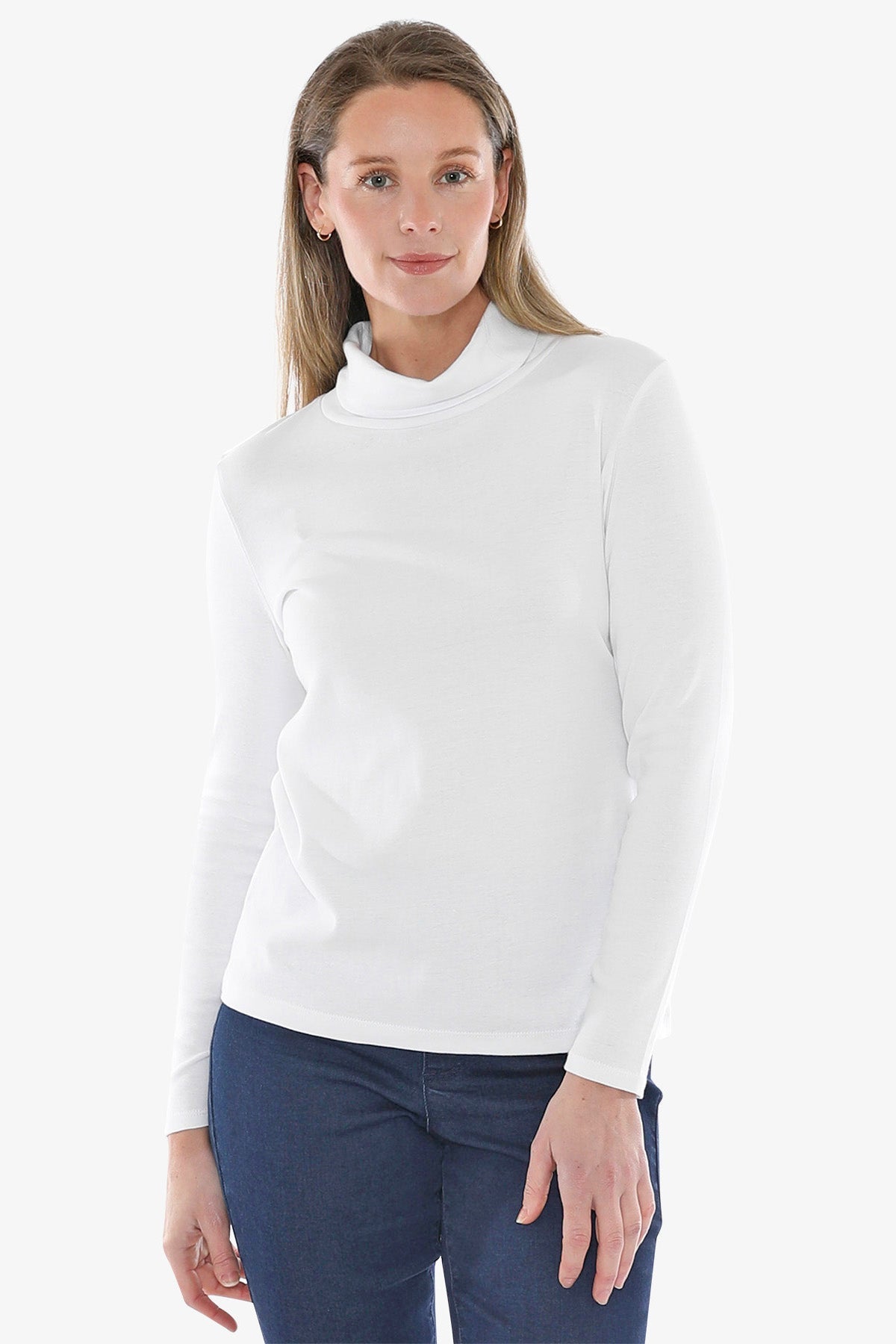 JUMP Clothing Cotton Roll Neck Skivvy